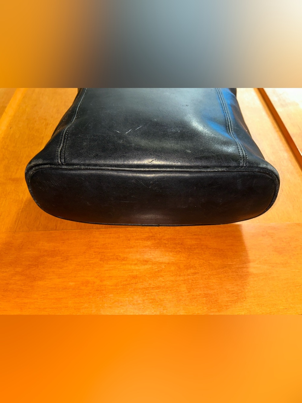 Vintage Coach Bag Soho Erickson Black Leather Shoulder Bag Hobo Bag Made USA - Picture 4 of 11